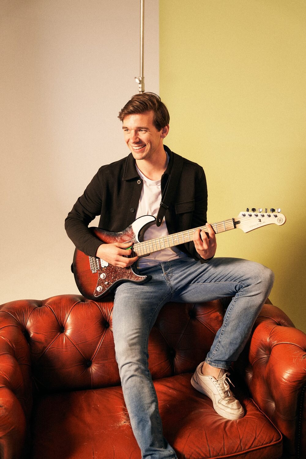 Timo Bonke, leadgitarist van Crossroads